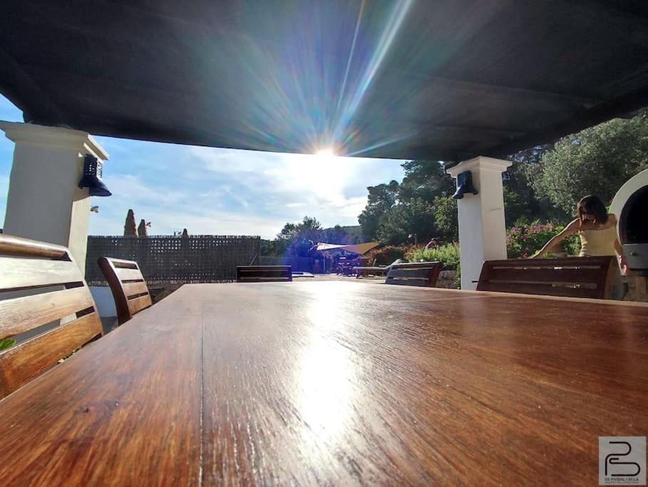 Casa Can Lluc Con Piscina, Jardin Y Vista Al Campo Sant Miquel de Balansat Exterior foto