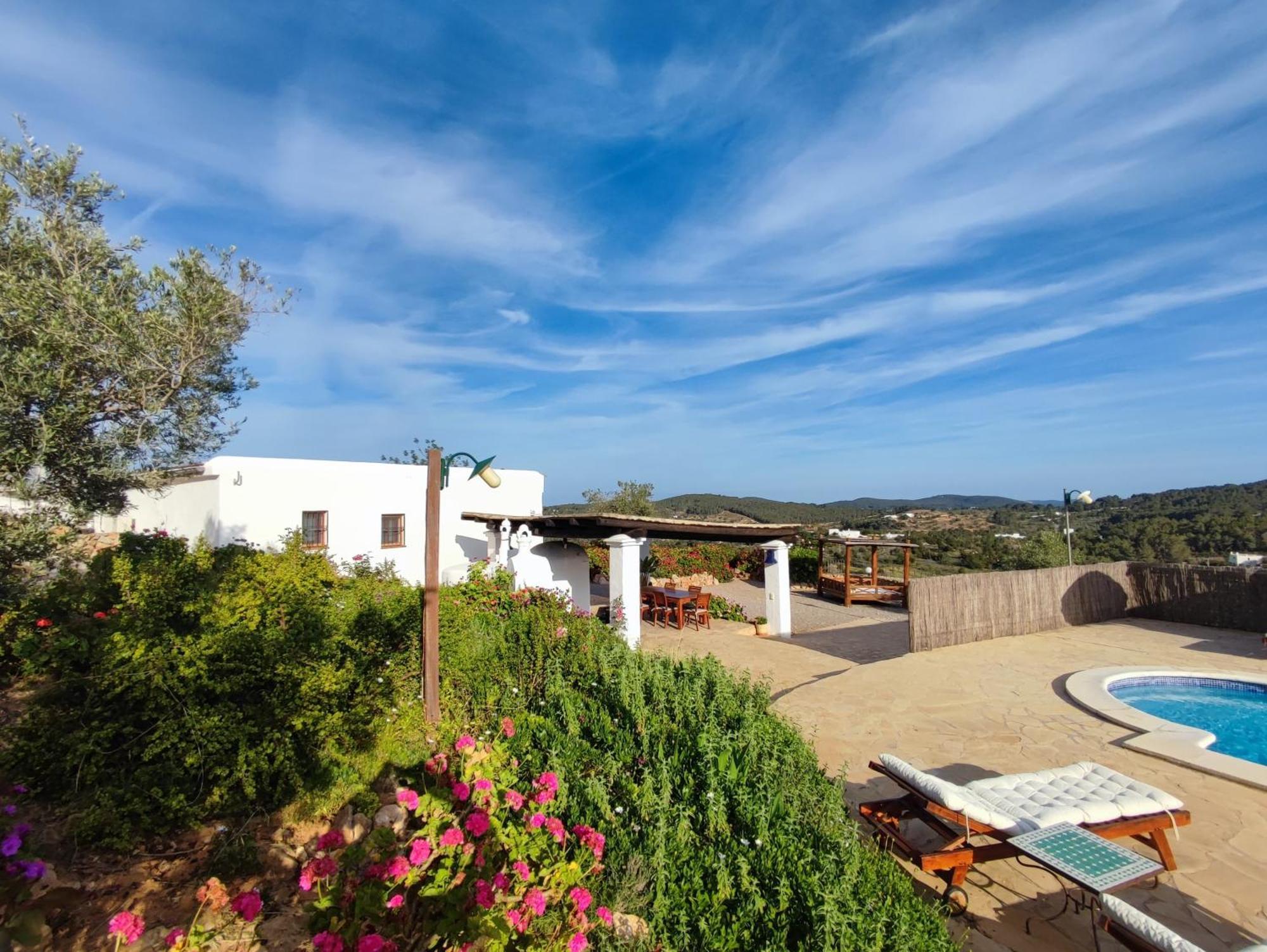 Casa Can Lluc Con Piscina, Jardin Y Vista Al Campo Sant Miquel de Balansat Exterior foto